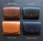 Origami Wallet - Smooth Leather / Black