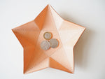 Origami Star Tray -  Set of Two / Natural