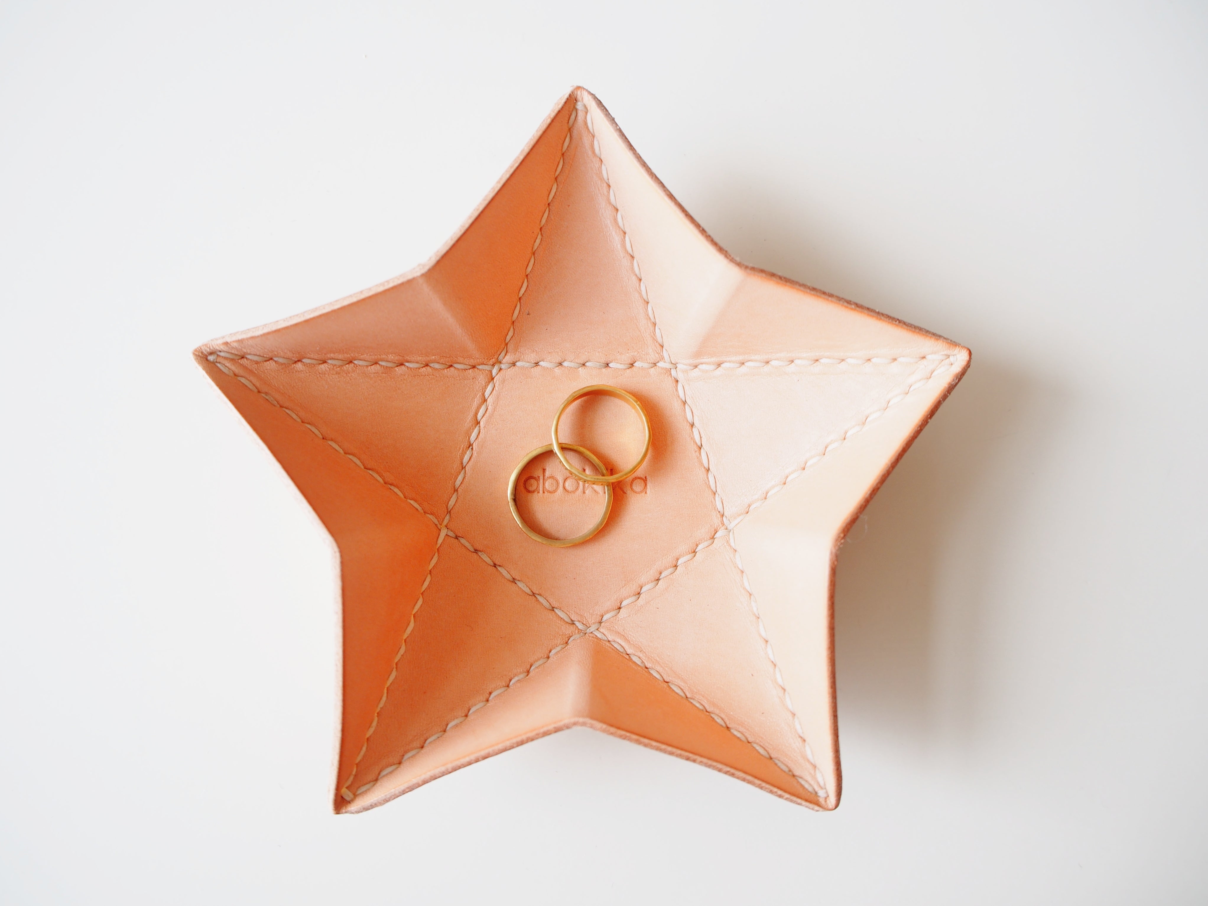 Origami Star Tray -  Set of Two / Natural